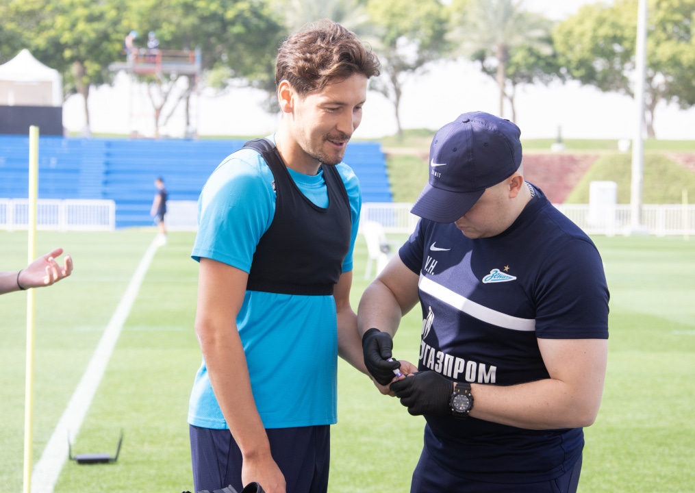 «Газпром»-тренировочные сборы в Катаре: 16 января, утренняя тренировка