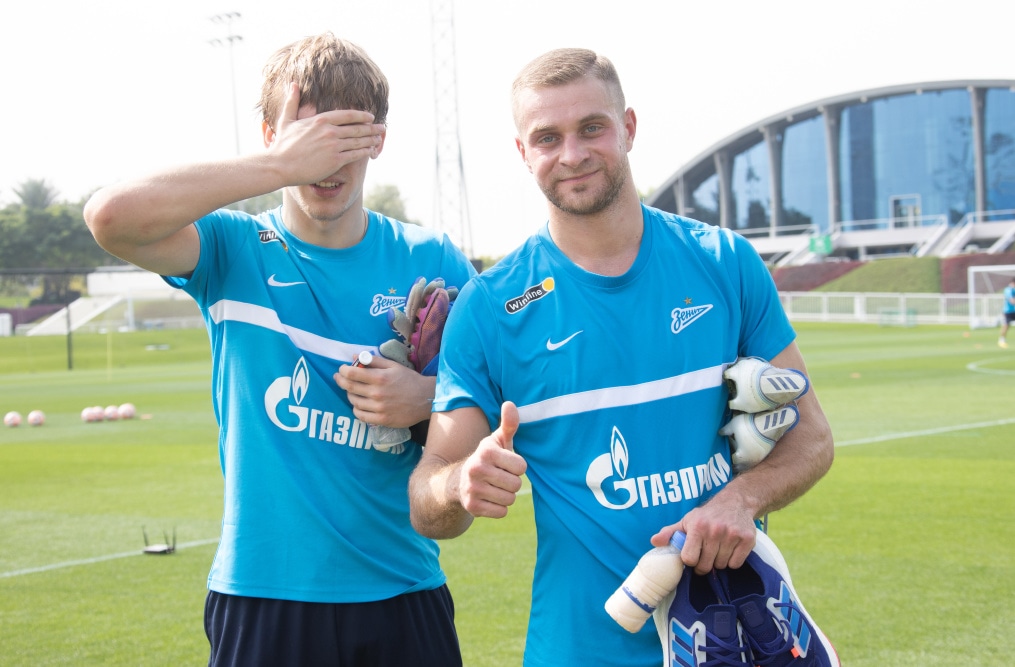 «Газпром»-тренировочные сборы в Катаре: 16 января, утренняя тренировка