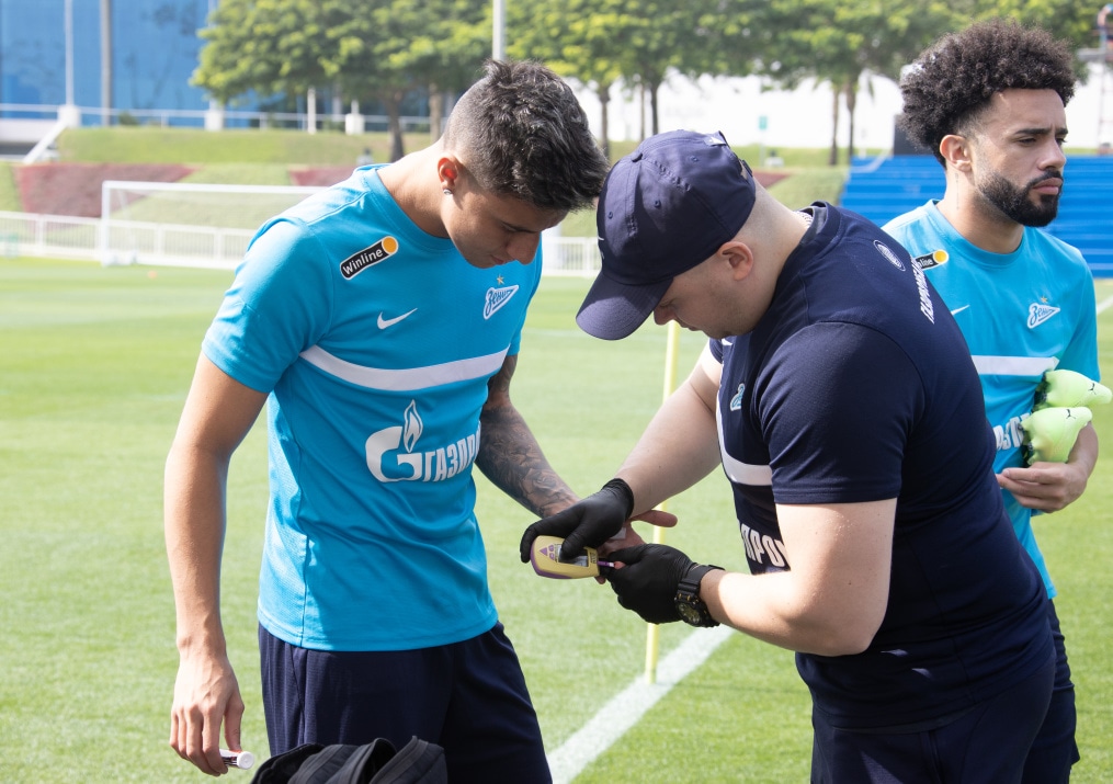 «Газпром»-тренировочные сборы в Катаре: 16 января, утренняя тренировка