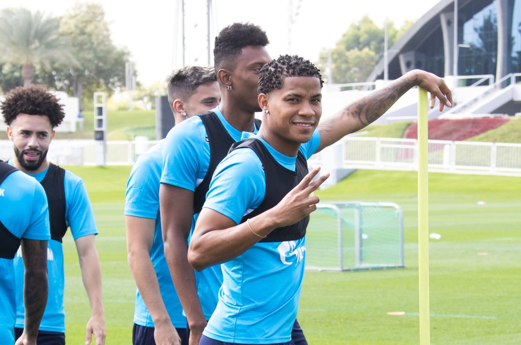 «Газпром»-тренировочные сборы в Катаре: 16 января, утренняя тренировка