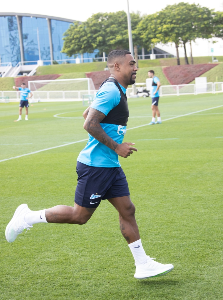 «Газпром»-тренировочные сборы в Катаре: 16 января, утренняя тренировка