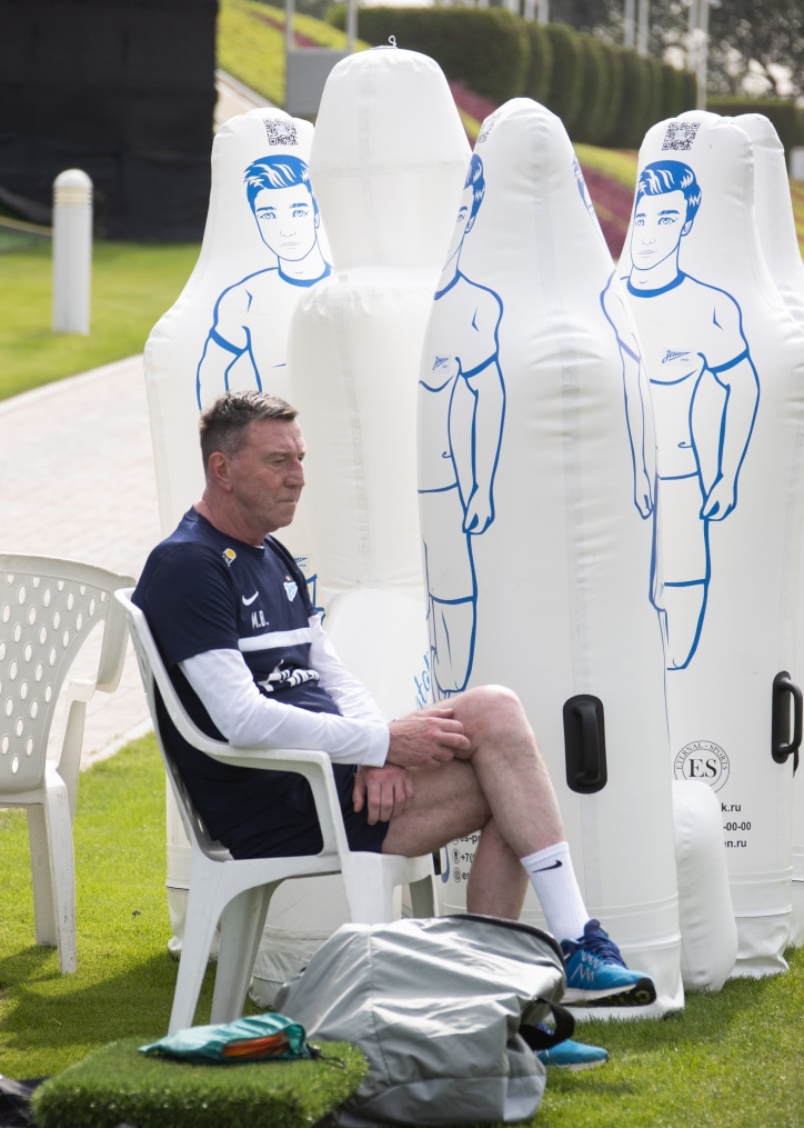 «Газпром»-тренировочные сборы в Катаре: 16 января, утренняя тренировка