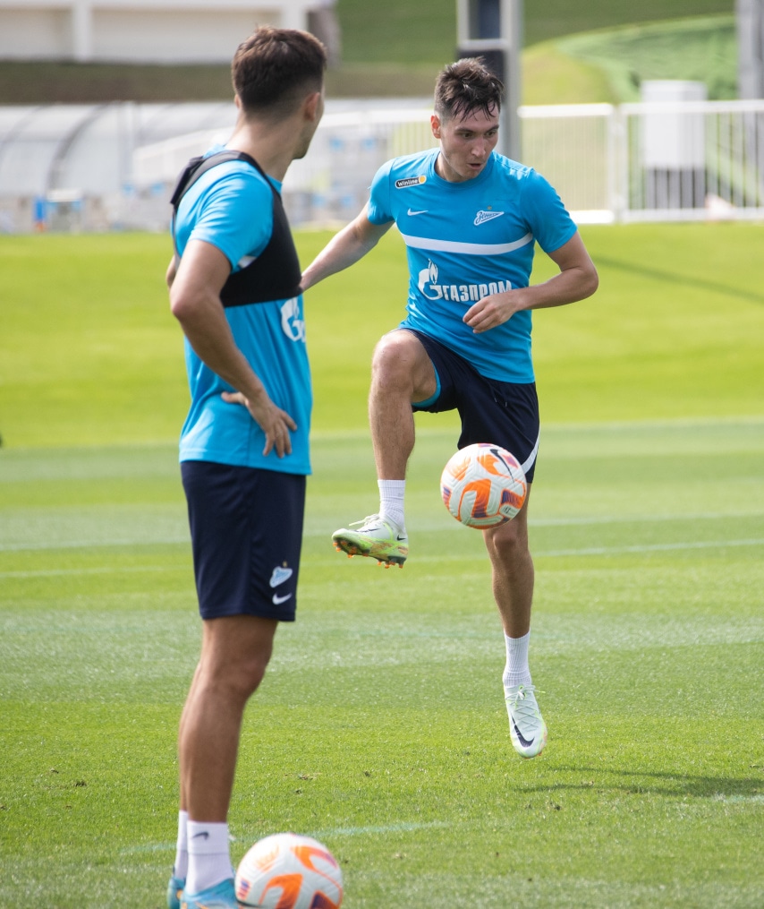 «Газпром»-тренировочные сборы в Катаре: 16 января, утренняя тренировка