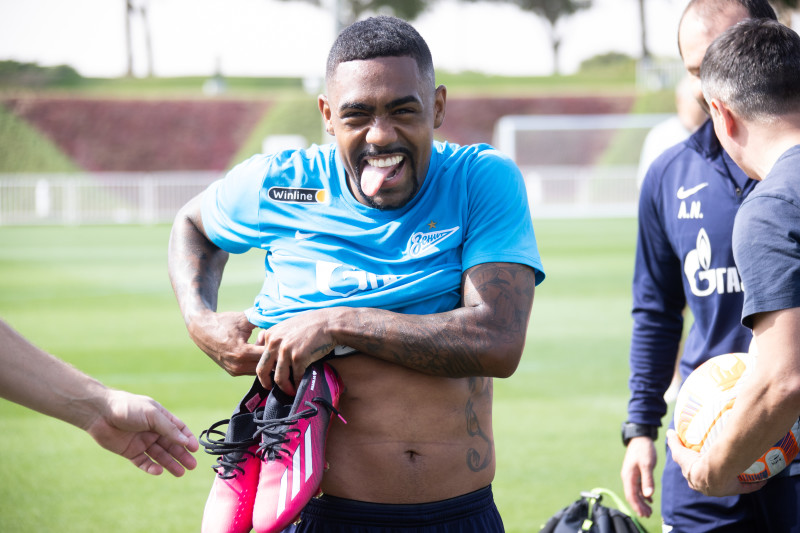 «Газпром»-тренировочные сборы в Катаре: 16 января, утренняя тренировка