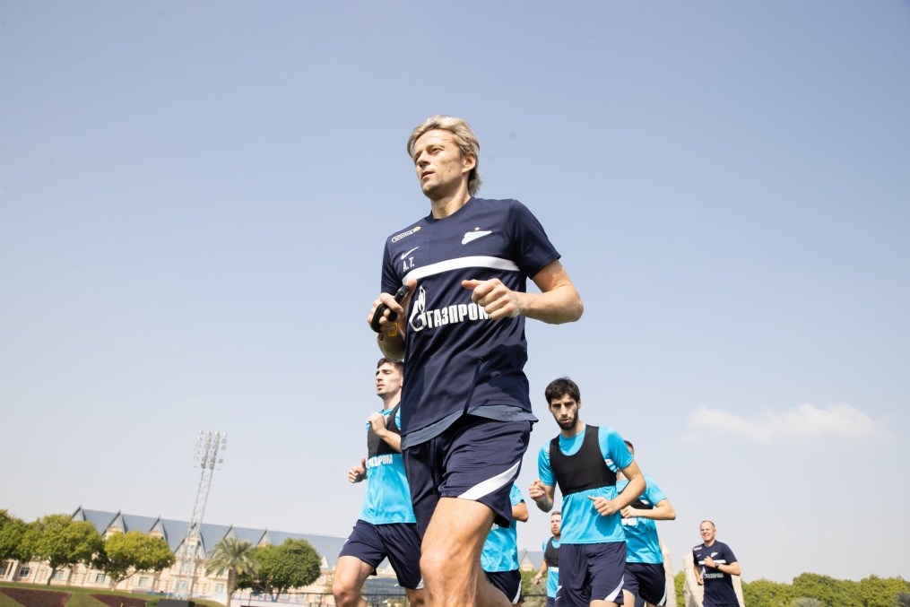 «Газпром»-тренировочные сборы в Катаре: 16 января, утренняя тренировка