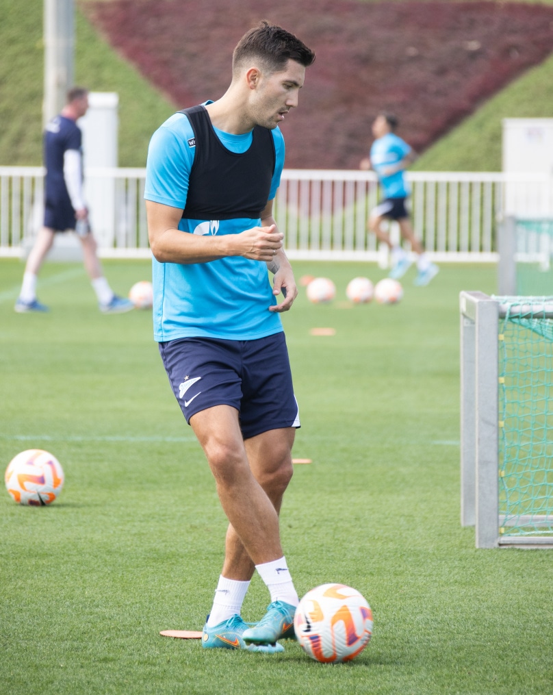 «Газпром»-тренировочные сборы в Катаре: 16 января, утренняя тренировка