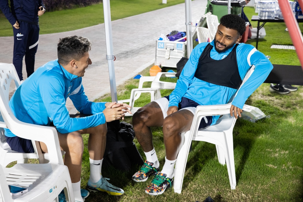 «Газпром»-тренировочные сборы в Катаре: 18 января, вечерняя тренировка