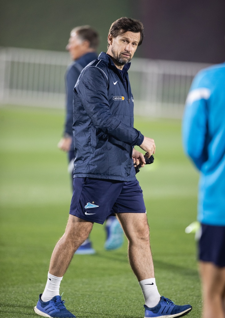 «Газпром»-тренировочные сборы в Катаре: 18 января, вечерняя тренировка