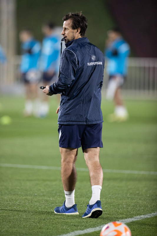 «Газпром»-тренировочные сборы в Катаре: 18 января, вечерняя тренировка