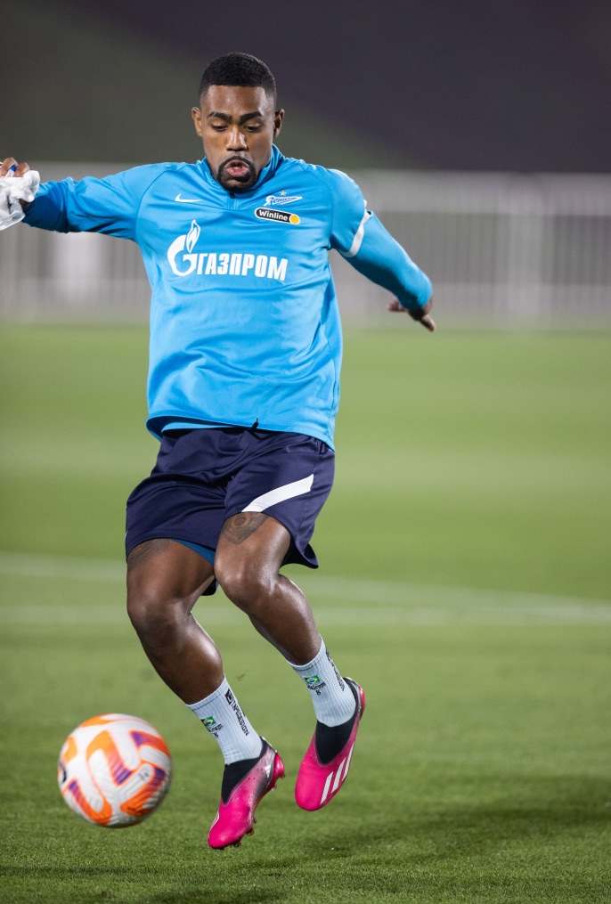 «Газпром»-тренировочные сборы в Катаре: 18 января, вечерняя тренировка