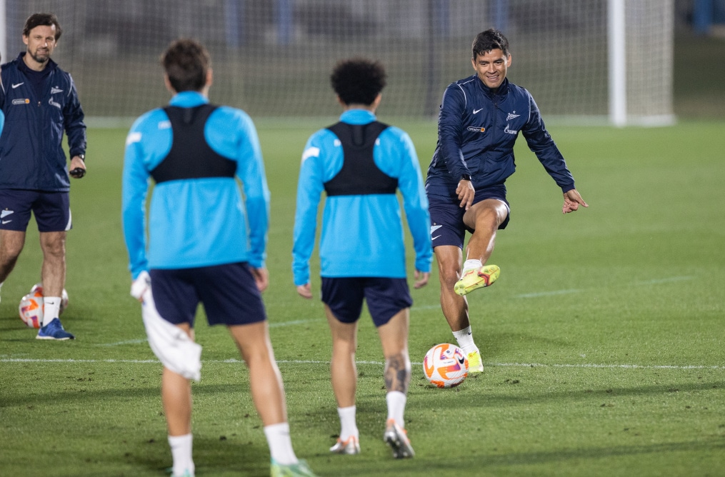 «Газпром»-тренировочные сборы в Катаре: 18 января, вечерняя тренировка