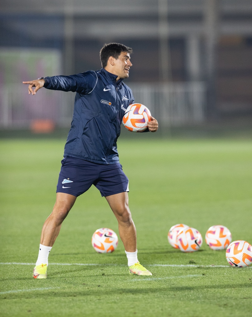 «Газпром»-тренировочные сборы в Катаре: 18 января, вечерняя тренировка