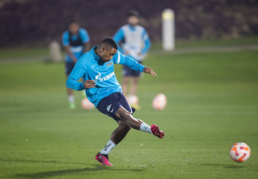 «Газпром»-тренировочные сборы в Катаре: 18 января, вечерняя тренировка