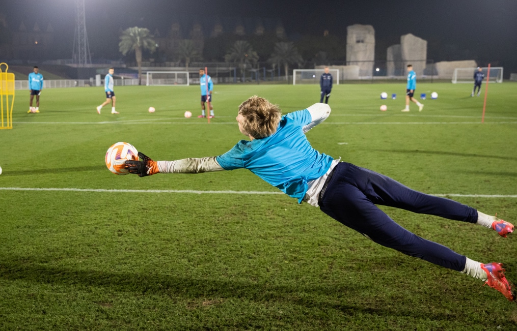 «Газпром»-тренировочные сборы в Катаре: 18 января, вечерняя тренировка