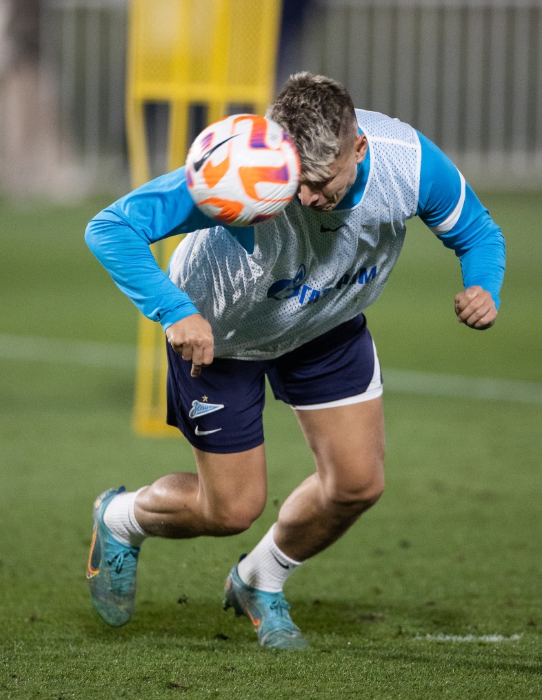 «Газпром»-тренировочные сборы в Катаре: 18 января, вечерняя тренировка