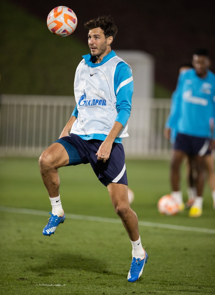 «Газпром»-тренировочные сборы в Катаре: 18 января, вечерняя тренировка