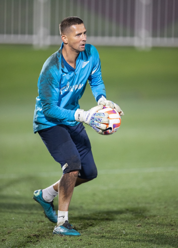 «Газпром»-тренировочные сборы в Катаре: 18 января, вечерняя тренировка