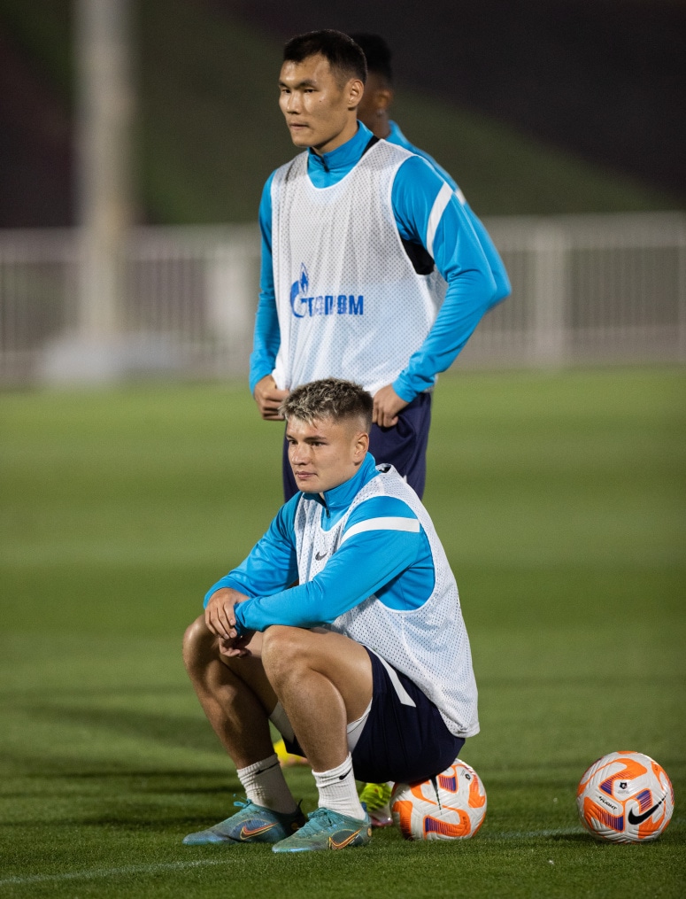 «Газпром»-тренировочные сборы в Катаре: 18 января, вечерняя тренировка