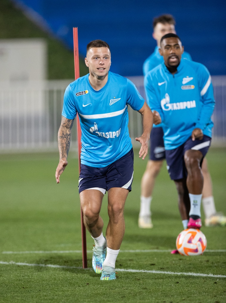 «Газпром»-тренировочные сборы в Катаре: 18 января, вечерняя тренировка