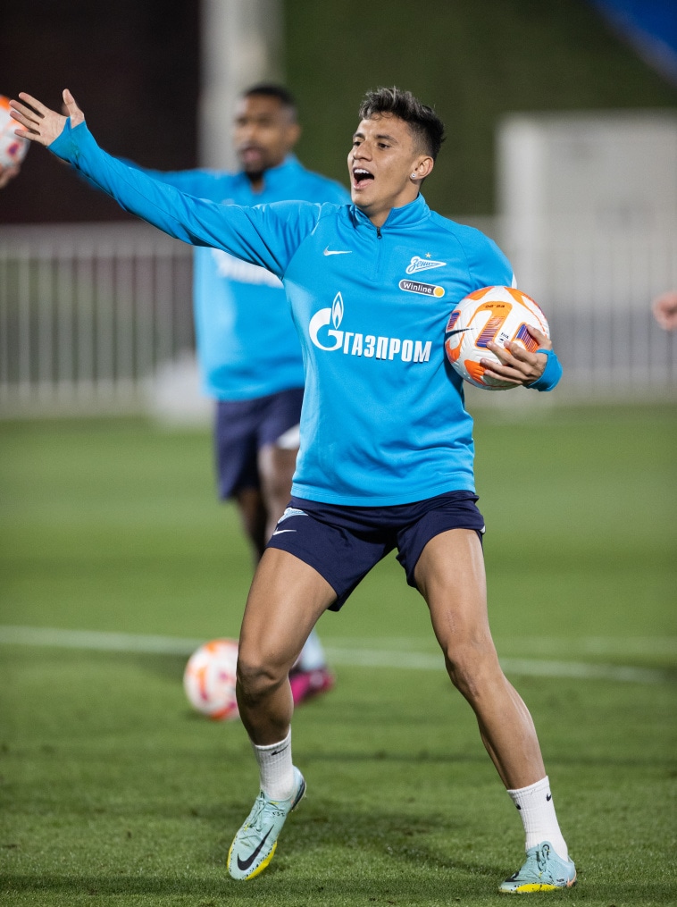 «Газпром»-тренировочные сборы в Катаре: 18 января, вечерняя тренировка