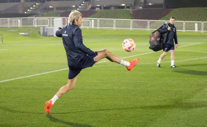 «Газпром»-тренировочные сборы в Катаре: 18 января, вечерняя тренировка