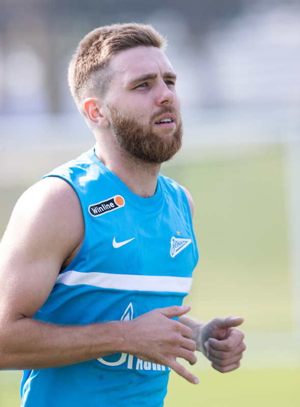 «Газпром»-тренировочные сборы в Катаре: 18 января, утренняя тренировка