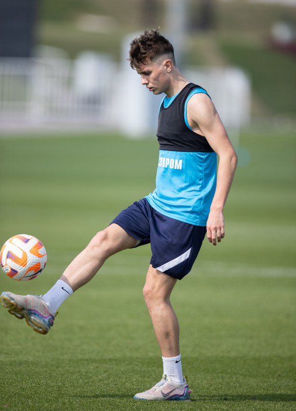 «Газпром»-тренировочные сборы в Катаре: 18 января, утренняя тренировка