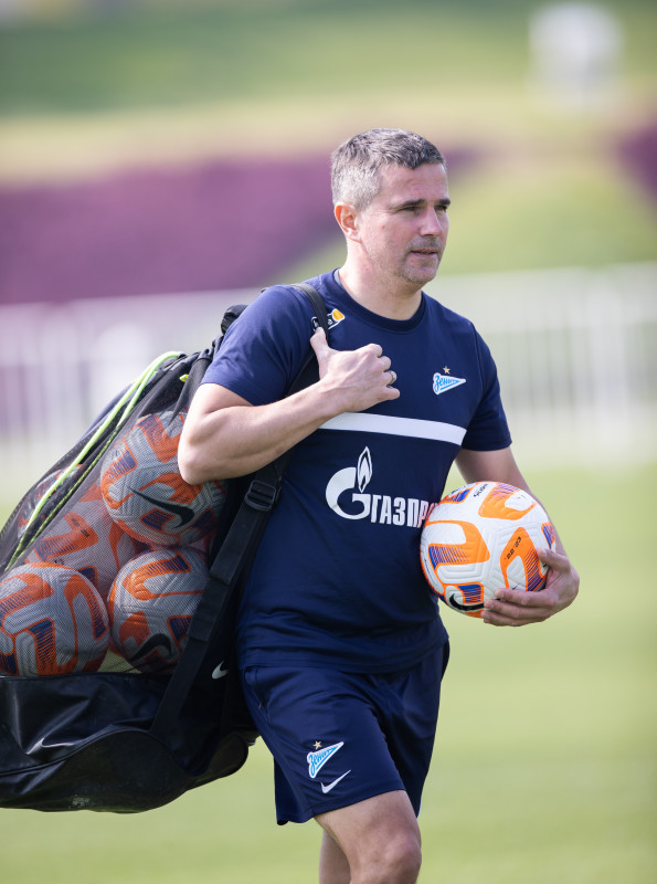 «Газпром»-тренировочные сборы в Катаре: 18 января, утренняя тренировка