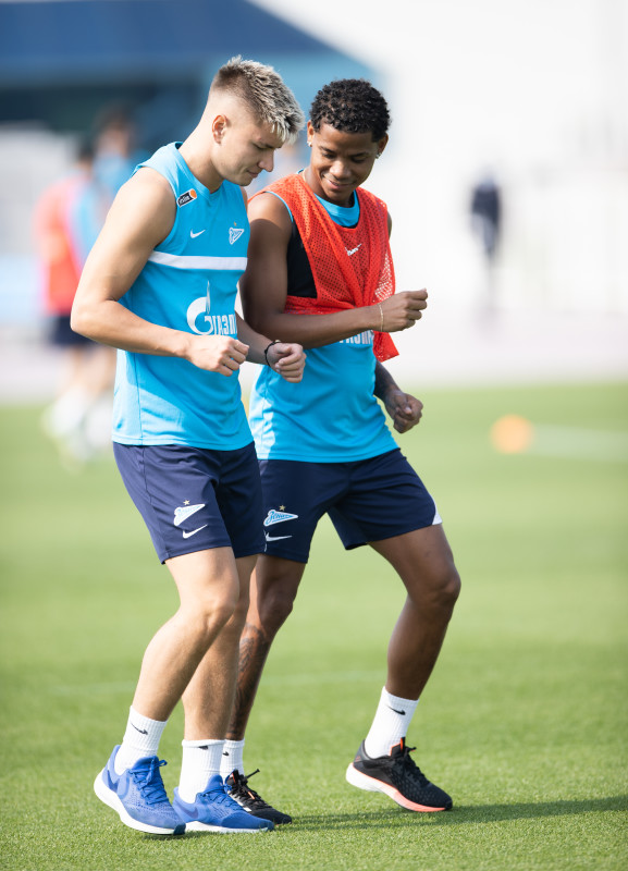 «Газпром»-тренировочные сборы в Катаре: 18 января, утренняя тренировка