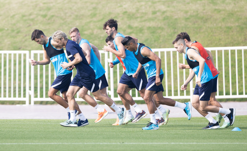 «Газпром»-тренировочные сборы в Катаре: 18 января, утренняя тренировка