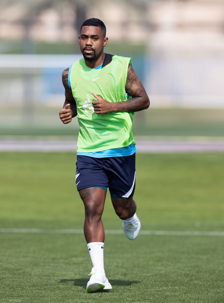 «Газпром»-тренировочные сборы в Катаре: 18 января, утренняя тренировка