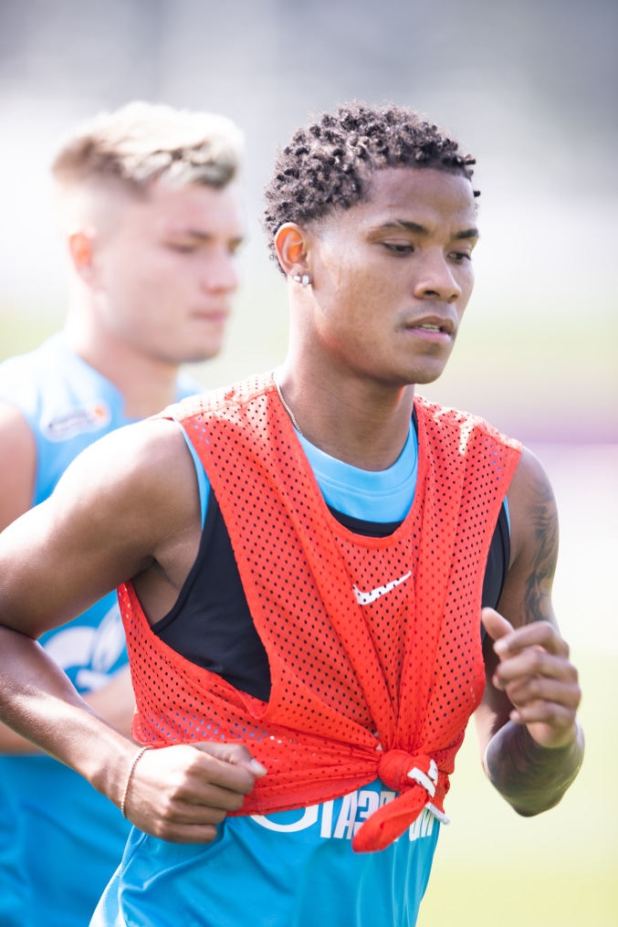 «Газпром»-тренировочные сборы в Катаре: 18 января, утренняя тренировка