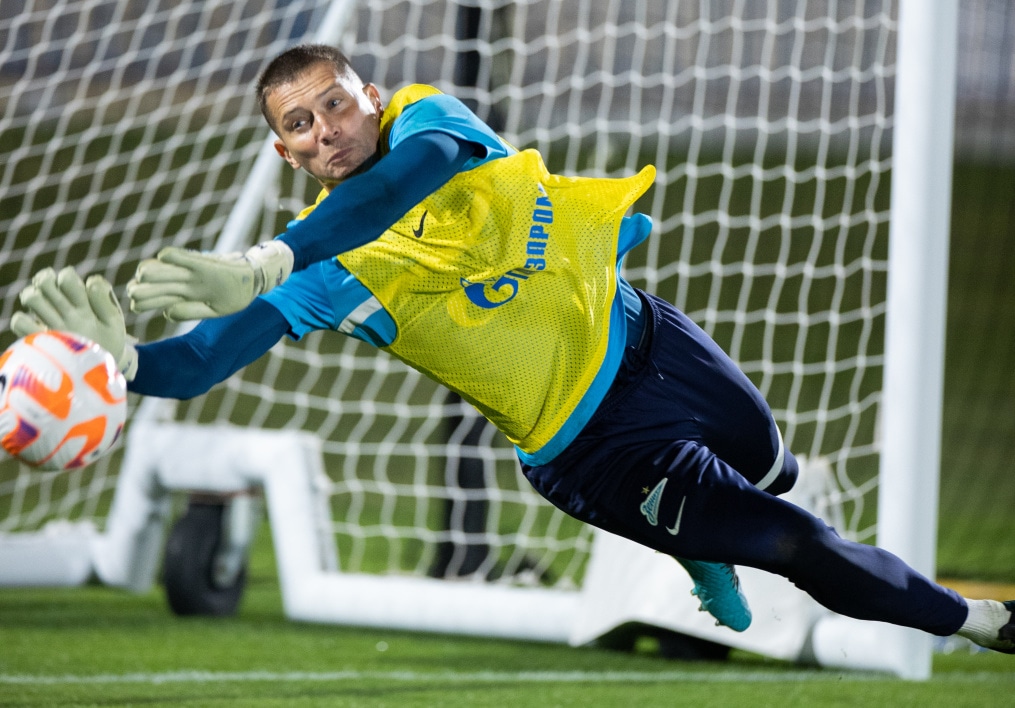 «Газпром»-тренировочные сборы в Катаре: 17 января, вечерняя тренировка