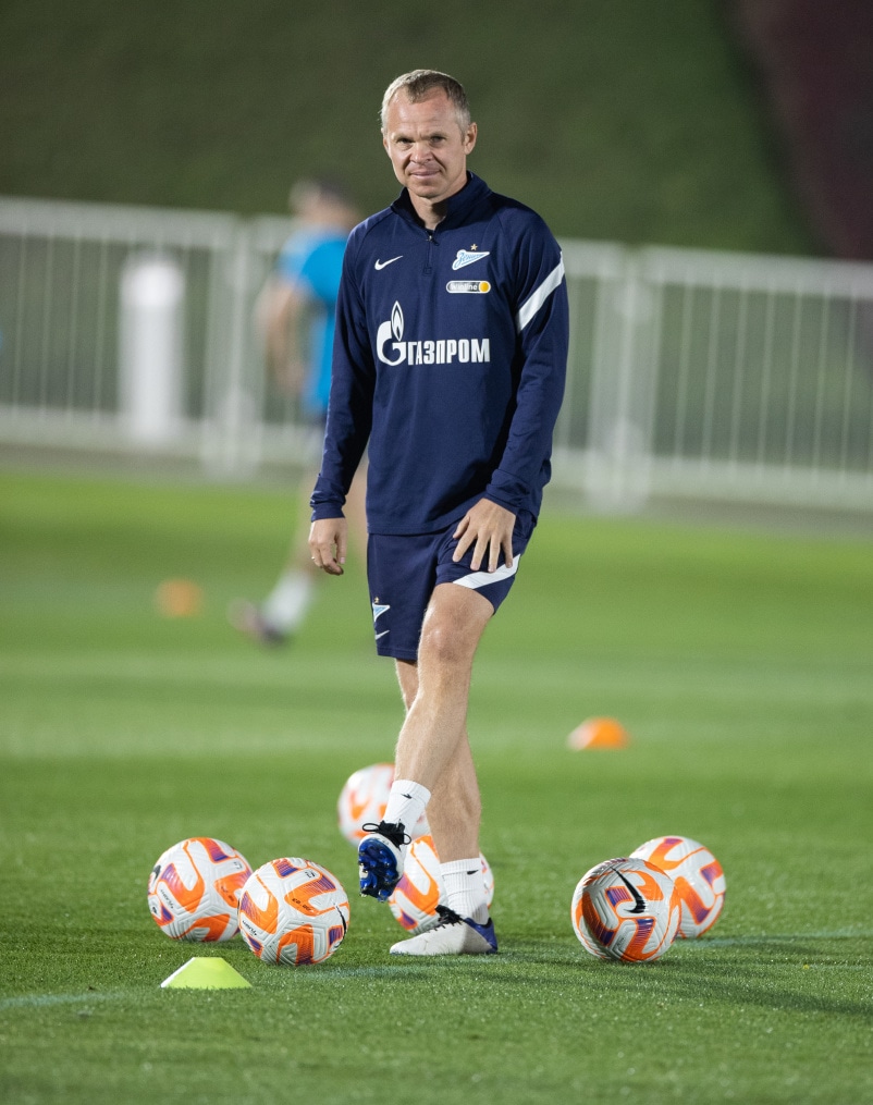 «Газпром»-тренировочные сборы в Катаре: 17 января, вечерняя тренировка