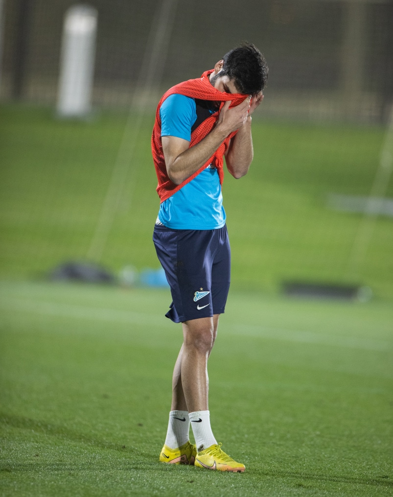 «Газпром»-тренировочные сборы в Катаре: 17 января, вечерняя тренировка