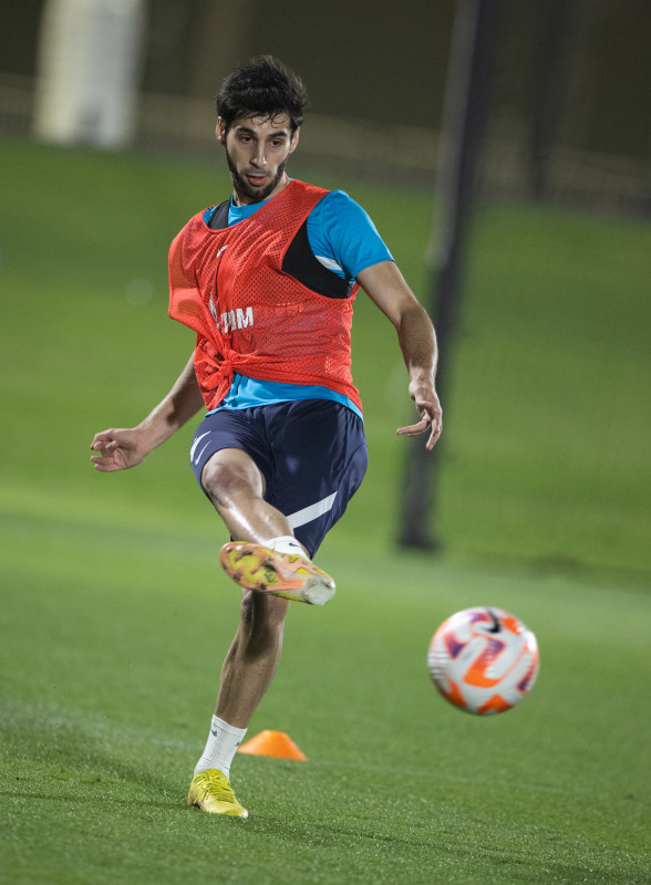 «Газпром»-тренировочные сборы в Катаре: 17 января, вечерняя тренировка