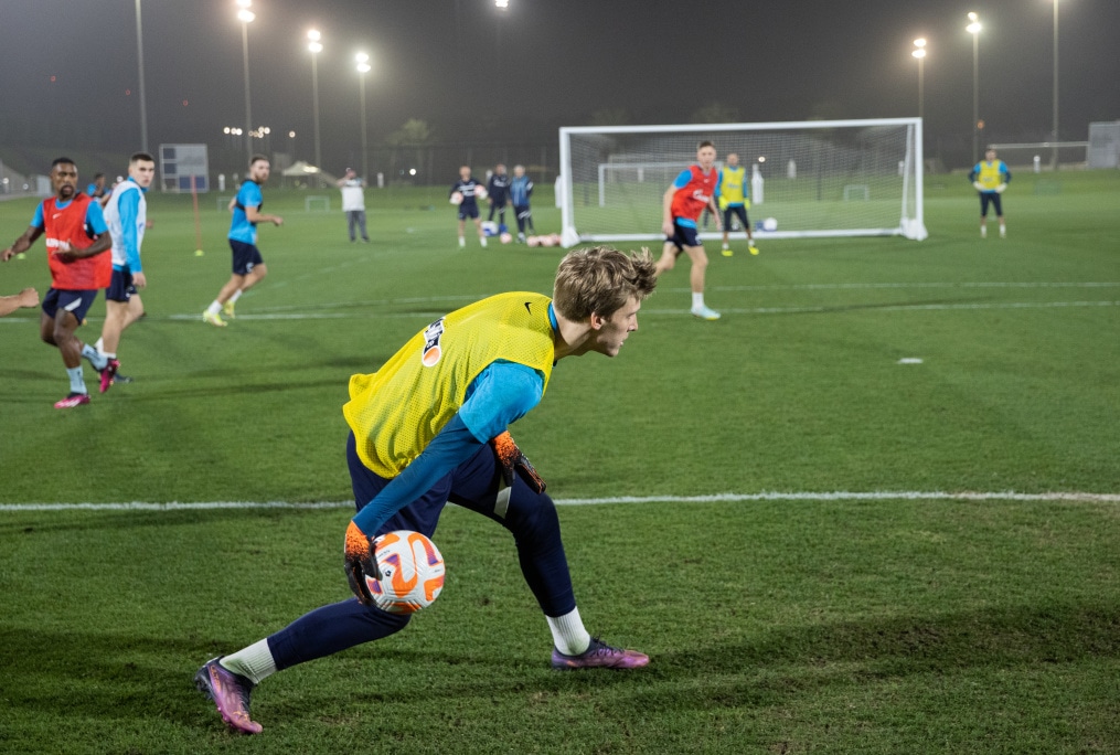 «Газпром»-тренировочные сборы в Катаре: 17 января, вечерняя тренировка
