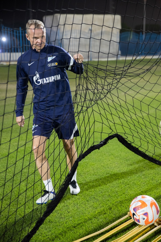 «Газпром»-тренировочные сборы в Катаре: 17 января, вечерняя тренировка