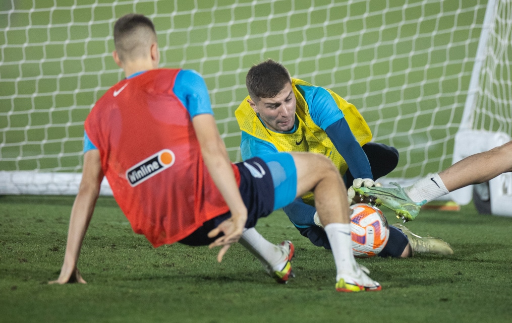 «Газпром»-тренировочные сборы в Катаре: 17 января, вечерняя тренировка