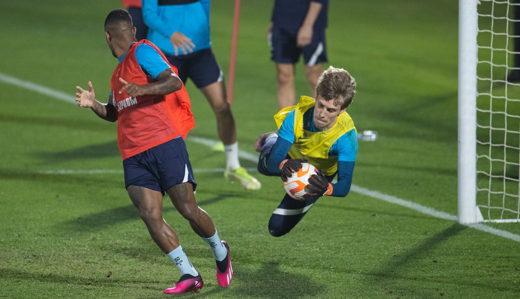 «Газпром»-тренировочные сборы в Катаре: 17 января, вечерняя тренировка