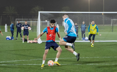«Газпром»-тренировочные сборы в Катаре: 17 января, вечерняя тренировка