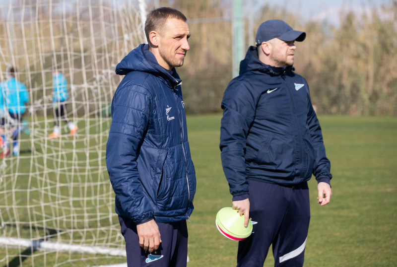 Учебно-тренировочные сборы команды «Зенит» U-19 в Турции, тренировка 31 января