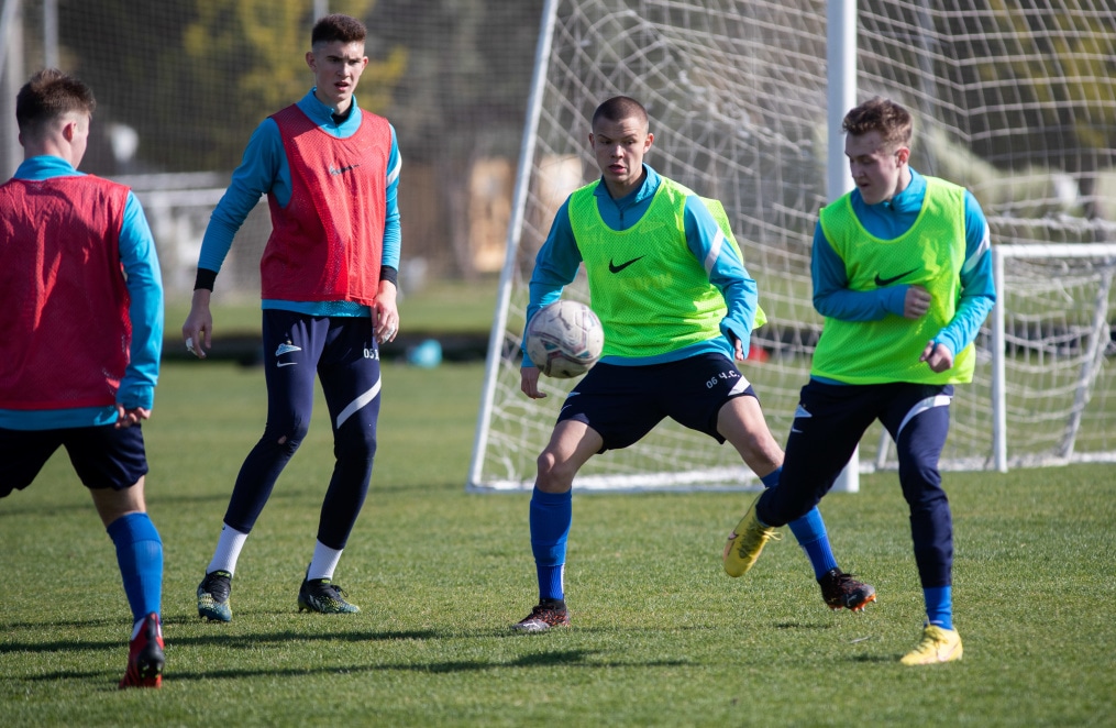 Учебно-тренировочные сборы команды «Зенит» U-19 в Турции, тренировка 31 января