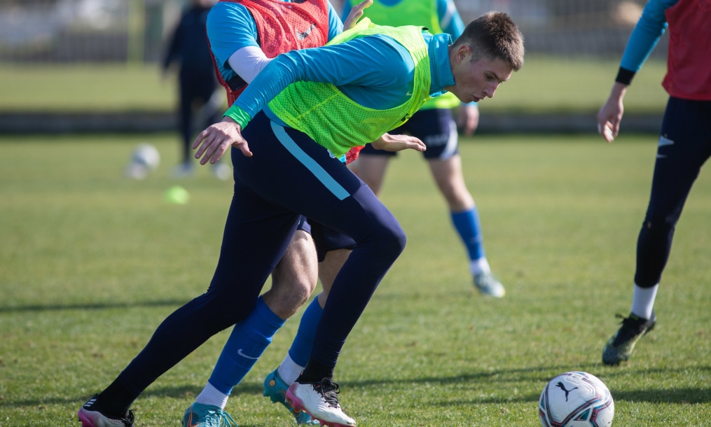 Учебно-тренировочные сборы команды «Зенит» U-19 в Турции, тренировка 31 января