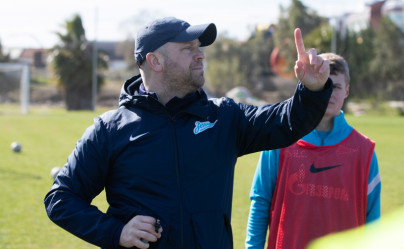 Учебно-тренировочные сборы команды «Зенит» U-19 в Турции, тренировка 31 января