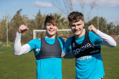 Учебно-тренировочные сборы команды «Зенит» U-19 в Турции, тренировка 31 января