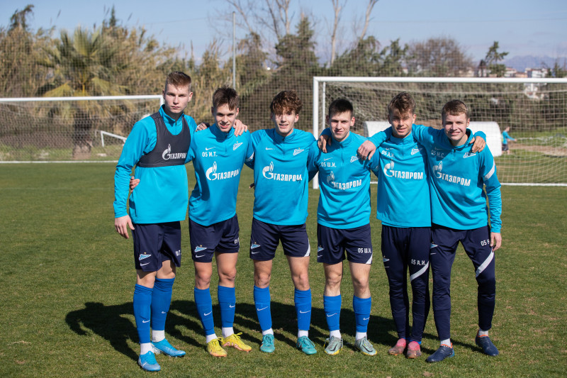 Учебно-тренировочные сборы команды «Зенит» U-19 в Турции, тренировка 31 января