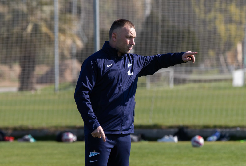 Учебно-тренировочные сборы команды «Зенит» U-18 в Турции, тренировка 31 января