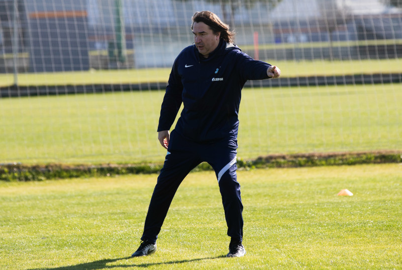 Учебно-тренировочные сборы команды «Зенит» U-18 в Турции, тренировка 31 января