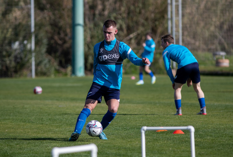 Учебно-тренировочные сборы команды «Зенит» U-18 в Турции, тренировка 31 января